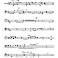 Shadows - Clarinet 1 in Bb
