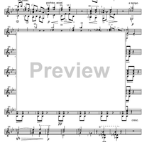 Quartet No. 1 in D major (D-dur). Movement II, Andante cantabile - Guitar