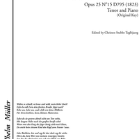 Eifersucht und Stolz Op.25 No.15 D795