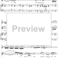 "Betörte Welt", Aria, No. 4 from Cantata No. 94: "Was frag' ich nach der Welt" - Piano Score