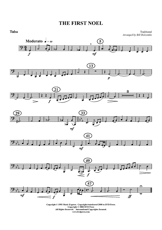 Sacred Sounds Of Christmas - Tuba