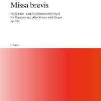 Missa Brevis - Score