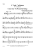 A Viola Christmas for Viola Quartet - Viola 4