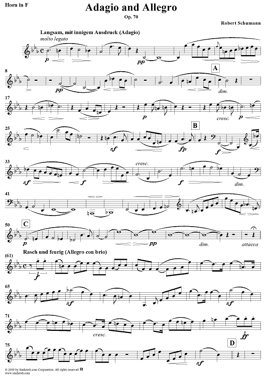 Adagio and Allegro - Horn