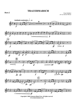 Trauermarsche, Op. 55 - Horn in F 2