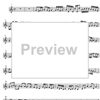 Three Part Sinfonia No.12 BWV 798 A Major - A Clarinet 2