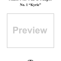 Mass No. 4 in C Major, Op. 48, D452: No. 1, Kyrie
