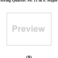String Quartet No. 11 in E Major, Op. posth. 125, No. 2 - Violin 1