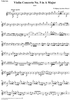 Violin Concerto No. 5 - Solo Violin