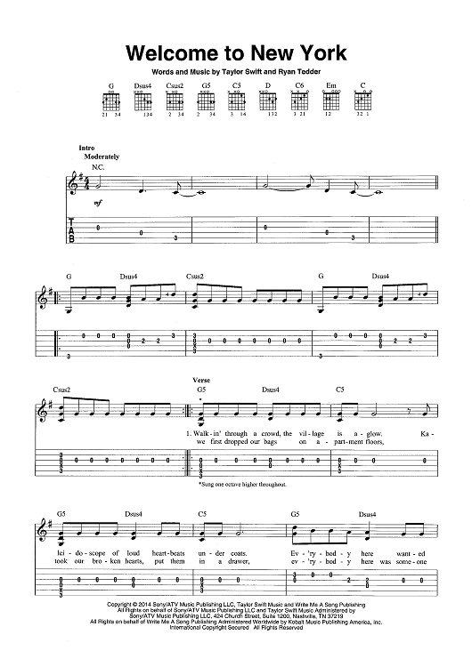 Welcome To New York