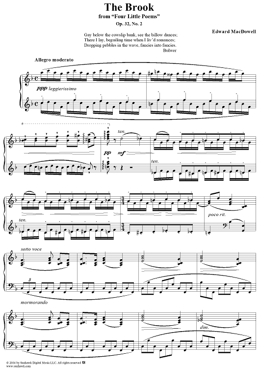 The Brook, Op. 32, No. 2