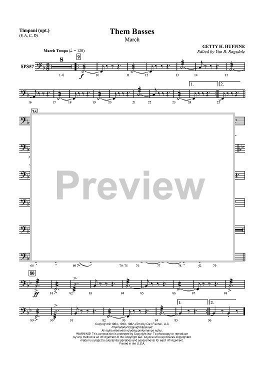 Them Basses - Timpani