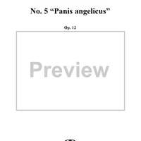 Solemn Mass, Op. 12: No. 5, Panis Angelicus