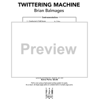 Twittering Machine - Score
