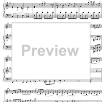 Sonata No.18 G Major KV301 - Score