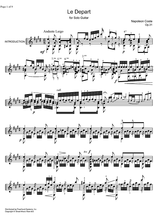 Le Depart Op.31