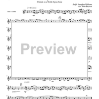 Rhosymedre - Prelude on a Welsh Hymn Tune - Cornet 1 in Bb