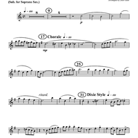 Just a Closer Walk With Thee - Alto Sax (Sub for Soprano Sax)