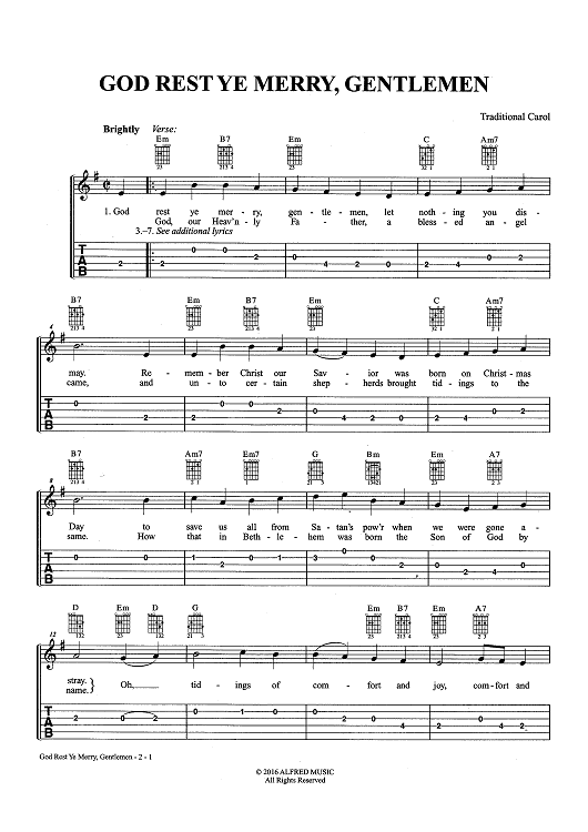 God Rest Ye Merry, Gentlemen