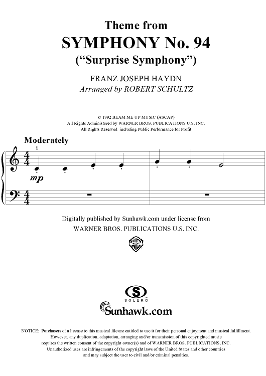 Symphony No. 94 (Surprise Symphony)  (Theme)