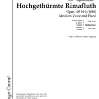 Hochgethürmte Rimafluth Op.103 No. 2