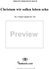 Christum, wir sollen loben schon - No. 1 from Cantata No. 121 - BWV121