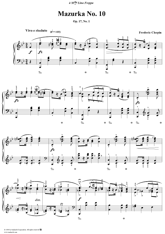 No. 10 in B-flat Major, Op. 17, No. 1