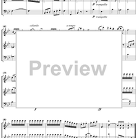String Trio in B-Flat Major, Op. 1, No. 5 - Score