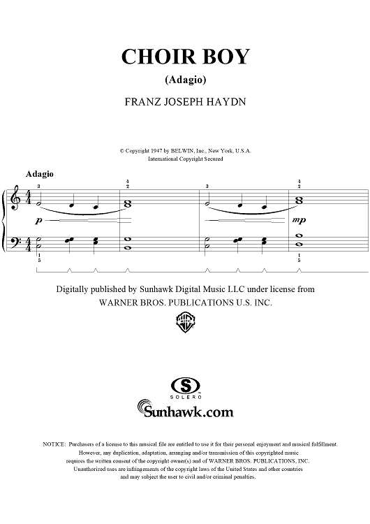 Choir Boy (Adagio)