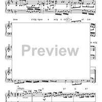 Overture - from Suite #3 in D Major - Keyboard or Guitar