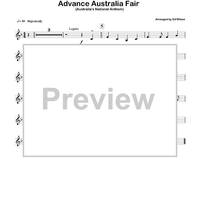 Waltzing Matilda & Advance Australia Fair - Trumpet 4