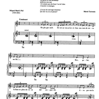 Capvespre d'agost - Score