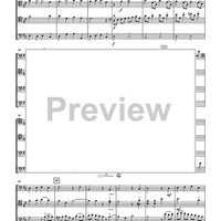 Chamber Suite in D Major for Cello Quartet or Choir - Score