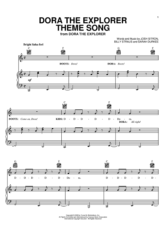 Dora The Explorer Theme Song