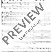Weihnachts-Kantilene - Choral Score