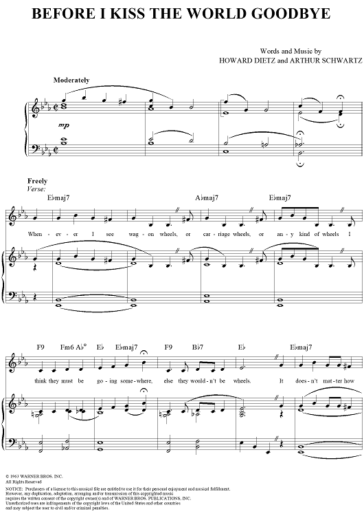 Before I Kiss the World Goodbye