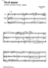 Trio di canzoni - Score