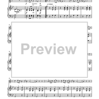 Three Melodies - Piano Score