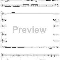 Violin Sonata No. 16 in B-flat Major, K31 - Piano Score