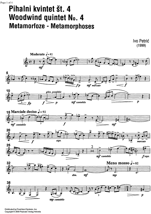 Metamorhposes - Horn in F