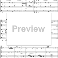 Quintet in C Major, Movement 4 - Score