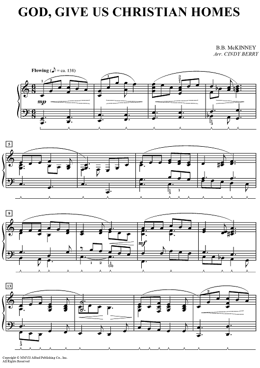 God, Give Us Christian Homes