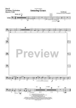 Amazing Grace - Part 5 Trombone / Euphonium BC / Bassoon / Cello