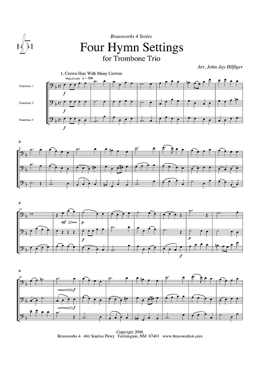 Four Hymn Settings - Score