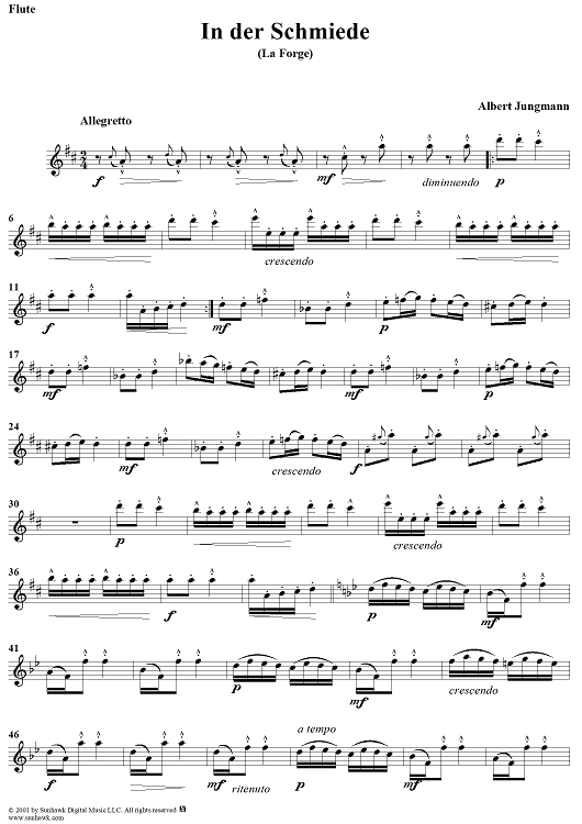 In der Schmiede - Flute
