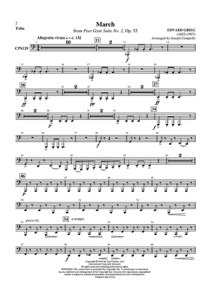 March (from Peer Gynt Suite No. 2) - Tuba