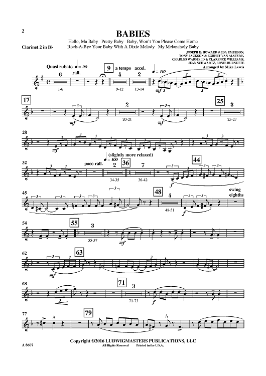 Babies - Clarinet 2 in Bb