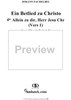 Chorale Preludes, Part II, Ein Betlied zu Christo, 4a. Allein zu dir, Herr Jesu Christ (Version 1)