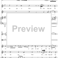 "Gedenk' an Jesu bittern Tod", Duet, No. 6 from Cantata No. 101: "Nimm von uns, Herr, du treuer Gott" - Piano Score