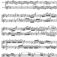 Duetto No. 1 - Score